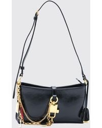Dolce & Gabbana - Dolce &Amp Gabbana Lock Calfskin Shoulder Bag With Padlock Charm And Zip Closure - Lyst
