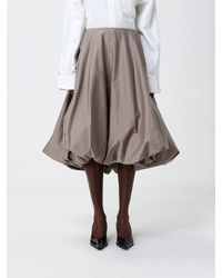 Balenciaga - Oversized Cotton Balloon Skirt - Lyst