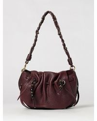 Isabel Marant - Bolton Lambskin Shoulder Bag With Woven Strap - Lyst