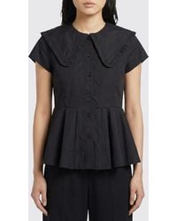 Ganni - Stretch Organic Cotton Shirt - Lyst