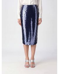 Tom Ford - Falda Midi De Tubo De Talle Alto Completamente Bordada Con Lentejuelas - Lyst