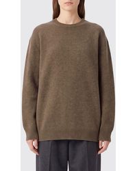 Jil Sander - Relaxed Fit Wool And Cashmere Blend Crewneck Jumper With Dropped Shoulders - Lyst