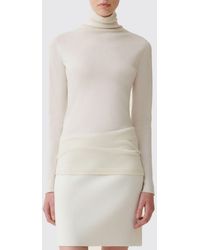 Fabiana Filippi - Slim Fit Long-Sleeved Cashmere And Silk Blend Turtleneck Jumper - Lyst