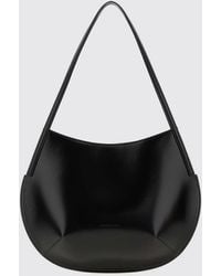 Jil Sander - Kante Ovine Leather Shoulder Bag With A Rounded Design - Lyst