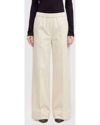 Jil Sander - Cotton Palazzo Trousers - Lyst