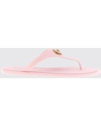 Versace - La Medusa Rubber Flip Flops - Lyst