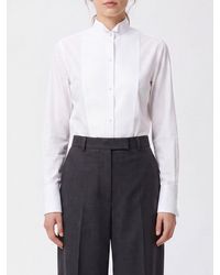Tom Ford - Cotton Tuxedo Shirt With Plastron And Wing Collar - Lyst