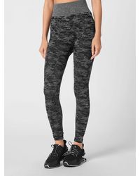 Philipp Plein - High-Waisted Camouflage Print Leggings - Lyst