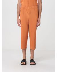 Homme Plissé Issey Miyake - Cropped Pleated Trousers Homme Plissé Issey Miyake - Lyst
