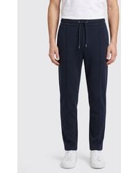BOSS - Slim Fit Cotton And Modal Blend Joggers With Drawstring Waist - Lyst