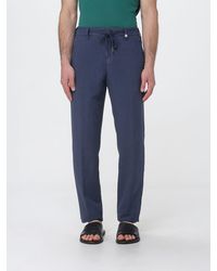 Myths - Linen Blend Drawstring Trousers Pt Torino - Lyst