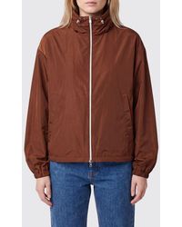 Herno - Short Water-Repellent Taffeta Windbreaker Jacket With Hood And High Neck - Lyst