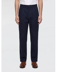 Valentino - Tailored Cotton Trousers - Lyst