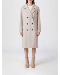 Max Mara - Long Double-Breasted Coat - Lyst