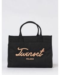 Twinset - Signature Canvas Bag - Lyst