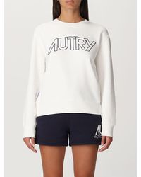 Autry - Cotton Sweatshirt With Embroidered Logo - Lyst