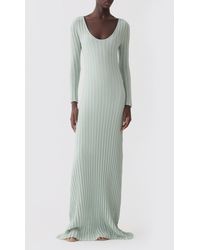 Fabiana Filippi - Long Cotton Knit Dress - Lyst