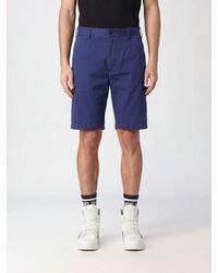 Philipp Plein - Knee-Length Cotton Cargo Shorts With Multiple Pockets - Lyst