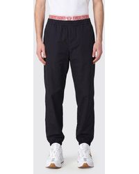 Versace - Pantalon De Jogging En Tissu Technique Avec Taille Élastiquée À Logo Greca - Lyst