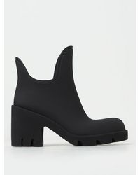 Burberry - Flat Ankle Boots - Lyst