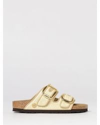Birkenstock - Arizona Big Buckle Braided Raffia Sandals - Lyst