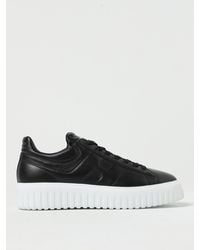 Hogan - H-stripes Sneakers In Leather With Logo - Lyst