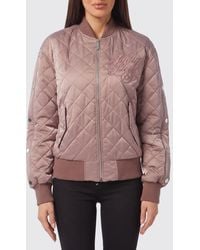 Philipp Plein - Cropped Quilted Nylon Bomber Jacket With Embroidered Collar - Lyst
