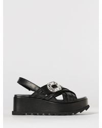 Roger Vivier - Slidy Viv' Wedge Sandal - Lyst
