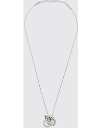 Ferragamo - Choker-Halskette Gancini Aus Messing Mit Kristallen Und Strasssteinen - Lyst