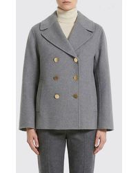 Max Mara - Double-Breasted Coat - Lyst