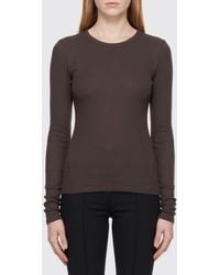 Rick Owens - Long-Sleeved Slim Fit Cotton T-Shirt - Lyst