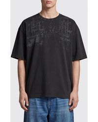 Maison Margiela - Relaxed Fit Cotton T-Shirt With Numeric Logo - Lyst