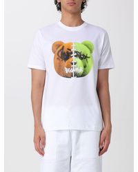 DISCLAIMER - Slim Fit Cotton T-Shirt With Teddy Bear Print - Lyst