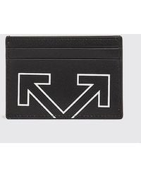 Off-White c/o Virgil Abloh - Leather Card Holder With Logo - Lyst