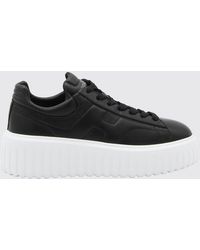 Hogan - Baskets À Plateforme H-Stripes En Cuir De Veau Lisse Avec Logo Embossé - Lyst