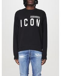DSquared² - Cotton Sweatshirt With Logo - Lyst