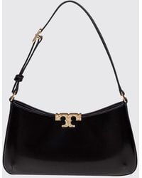 Tory Burch - Eleanor Crystal-Embellished Leather Shoulder Bag - Lyst