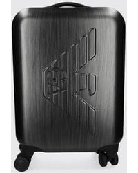 Emporio Armani - Polyester Luggage Trolley - Lyst