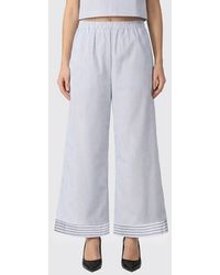 By Malene Birger - Organic Cotton Wide-Leg Pants - Lyst