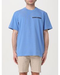 sunflower - T-shirt in cotone organico con logo - Lyst
