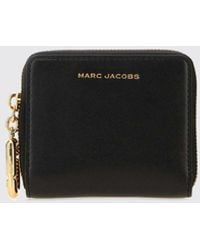 Marc Jacobs - Kleines Scene Portemonnaie Aus Leder Mit Reißverschluss Und Kartenfächern - Lyst