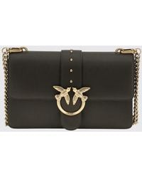 Pinko - Love One Classic Leather Bag - Lyst