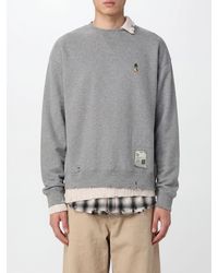 Maison Mihara Yasuhiro - Double-Layer Check Cotton Crewneck Sweatshirt - Lyst