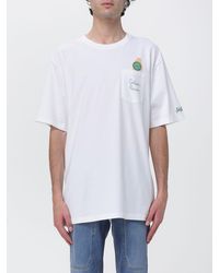 MC2 Saint Barth - Cotton T-Shirt With Logo - Lyst