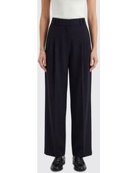 Patrizia Pepe - Viscose Blend Wide Leg Pants - Lyst