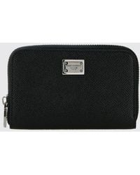 Dolce & Gabbana - Dolce &Amp Gabbana Grained Leather Wallet - Lyst