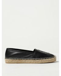 Saint Laurent - Espadrilles With Leather Monogram - Lyst