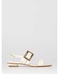 Roger Vivier - Belle Vivier Leather Sandal - Lyst