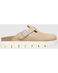 Birkenstock - Boston Pap Chunky Suede Clogs - Lyst