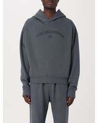 Dolce & Gabbana - Hoodie En Coton À Logo Imprimé - Lyst